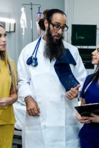 At the fertility clinic