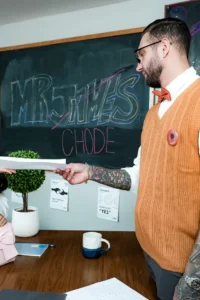 Teacher Quinton isn't happy