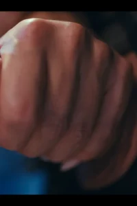 Puts his cock in her freezed hands