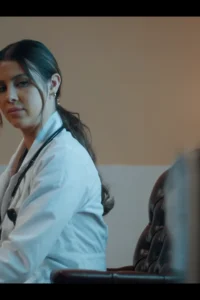 Dr. Kylie Rocket is looking serious