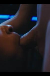 Barbie Rous sucking on Veronica Leal's huge futa cock