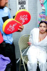 Melztube was trying to steal some karate supplies