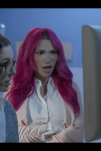 Lily Lou & Leana Lovings watching the video archive