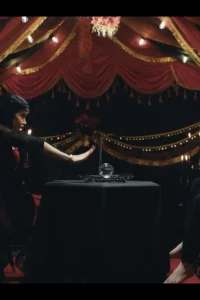 Sam at the fortune teller