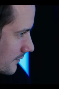 Sam playing video games