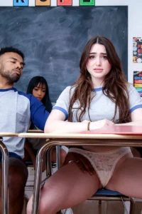 Sitting in the classroom