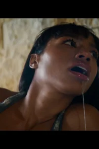 Sloppy blowjob while frozen